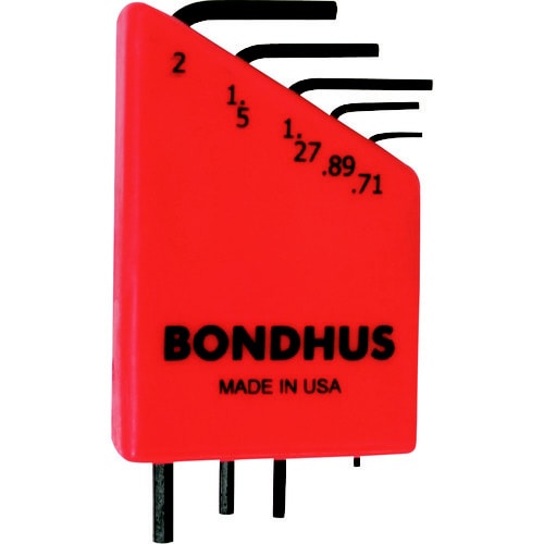 精密六角レンチセット 5本組(0.71−2mm)