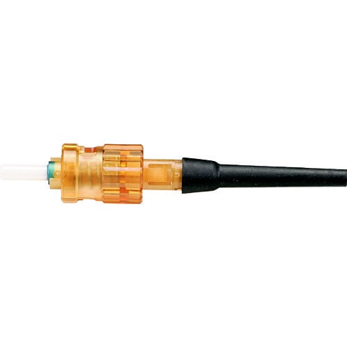 研磨済みST光コネクタ シンプレックス 黒 OM2