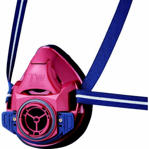 防じん・防毒マスク TW01SC レッド S