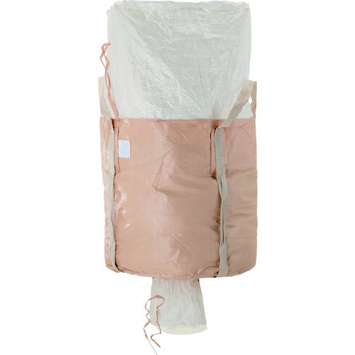 コンテナバッグ 丸型 内袋・排出口付 食