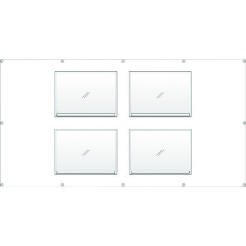 フェンスポケット A3用紙 4枚用