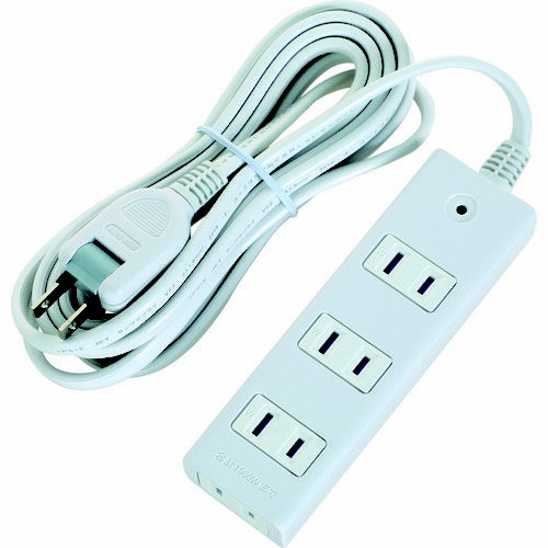 電源タップ 2P4個口 10M マグネット付