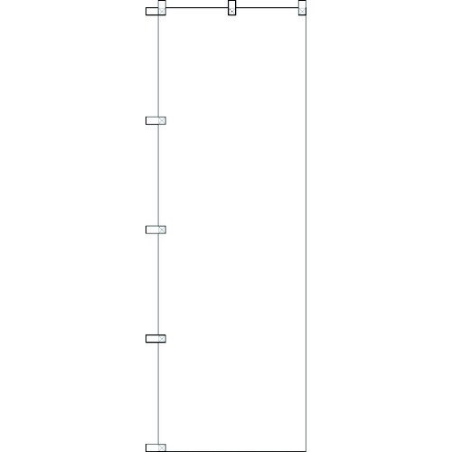 のぼり 1800×600 白無地