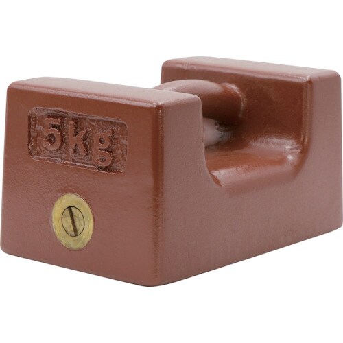 M1級 鋳鉄製枕型分銅 5kg