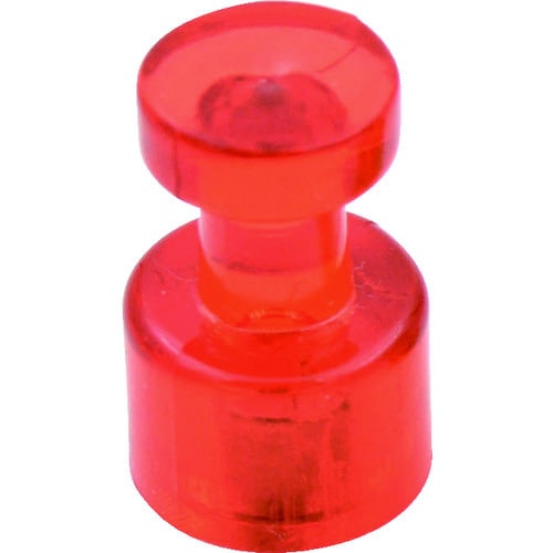 カラーマグネットピン 赤 100個入