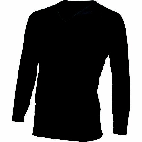 20_FTW_長袖Vネック/BLK(S)