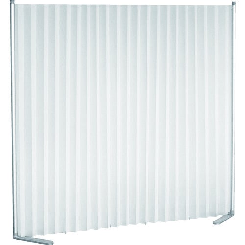 伸縮式クロスパーテーション ホワイト