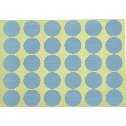 衝突防止シール 丸型20Φ ヘアライン銀艶