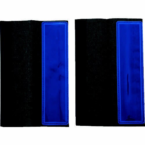 フルハーネス用反射材 2枚入 ブルー