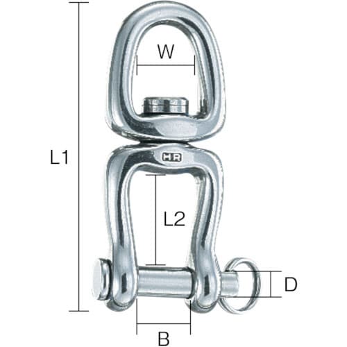 シングルスイベルシャックル 2464