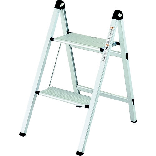 薄型幅広踏台(片側昇降タイプ)2段 高さ520mm