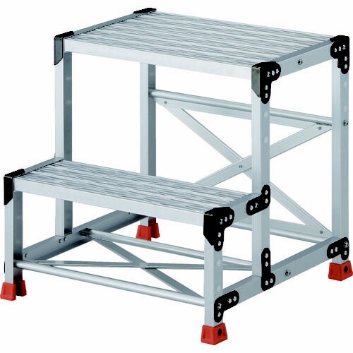 作業用踏台 2段 高さ0.6m 天板600×400