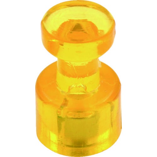 カラーマグネットピン 黄 100個入