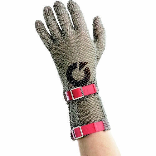 突刺し防止耐切創クサリ手袋コンフォート ロングSS