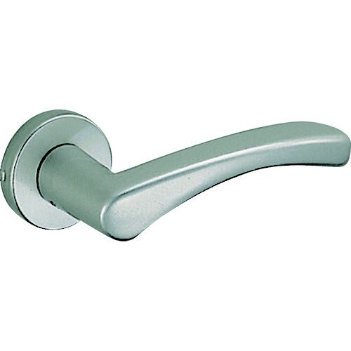 TRUSCO カーブレバーハンドル チューブラ錠付