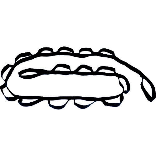 吊り下げ用ループ付きポリエステルベルト 長さ2m