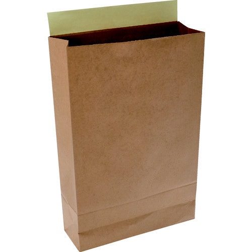 梱包宅配袋25枚入 特大 茶 500×320mm