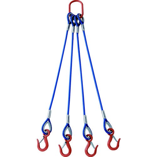 4本吊玉掛ワイヤーロープスリング BL 2M