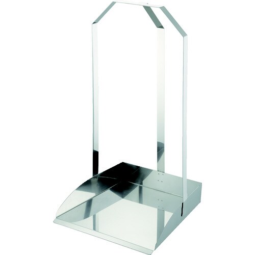 オールステンレスチリトリ 三ツ手チリトリ 穴なし