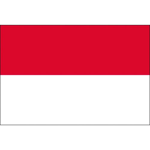 国旗No.2(90×135cm) インドネシア