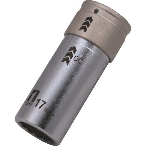 QCソケット シングル QC1/2 17mm
