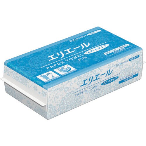 ペーパータオル スマートタイプ ダブル中判