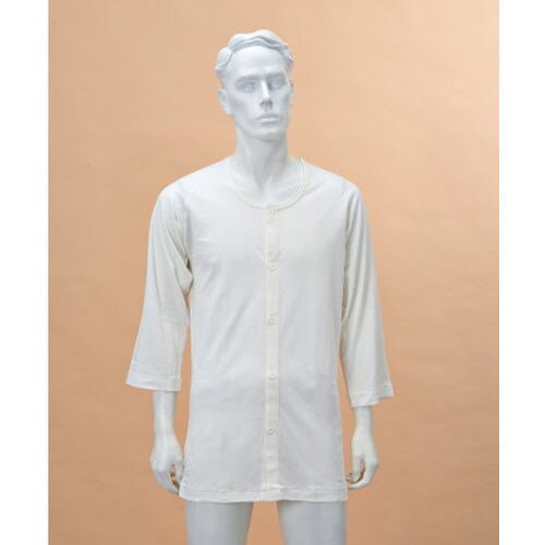 紳士前開き7分袖(ボタン式) S No.1V