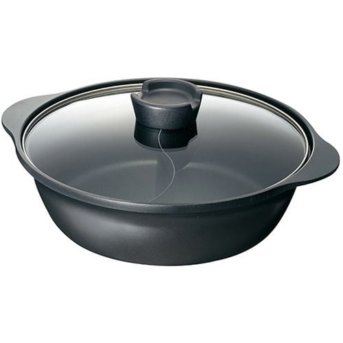 I高さ アルミ二味なべ 26cm