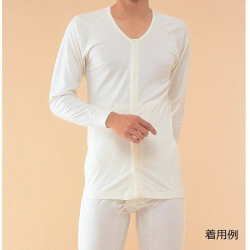 紳士前開き長袖(ホック式) M No.3F