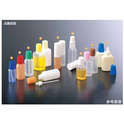 点鼻容器 10mL ルリ/赤 2−61