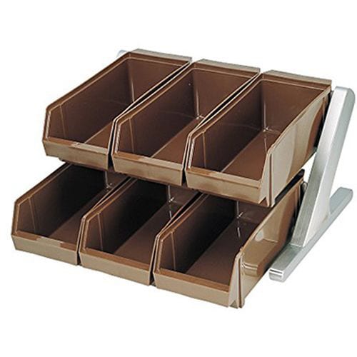 DXオーガナイザーブラウン 2段3列