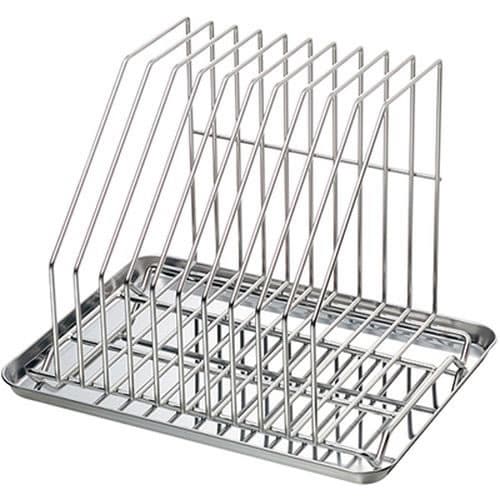 まな板スタンド 10枚立(受皿付)