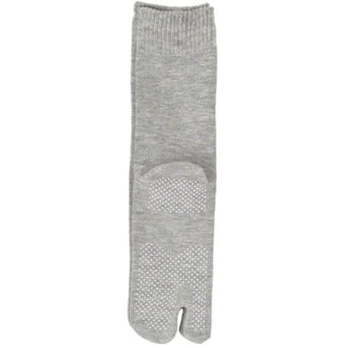 紳士タビ型ゴムなしすべり止めソックス グレー