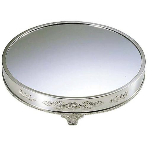 丸 ミラープレート(アクリル)足付 24インチ