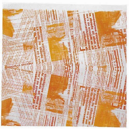 ヨーロピアン バーガー袋 200枚入 オレンジ