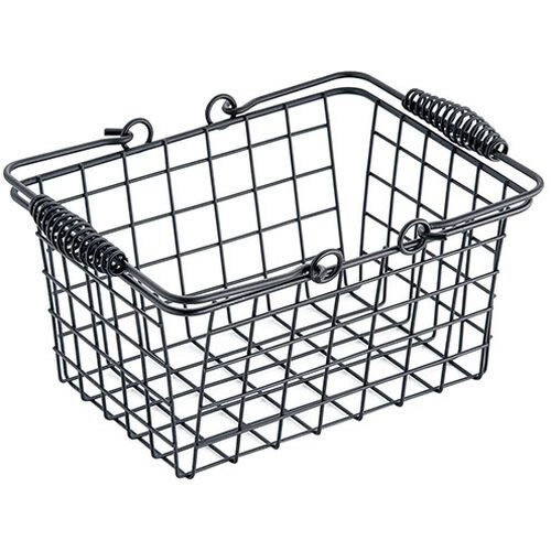 レクタンギュラー バスケット ブラック