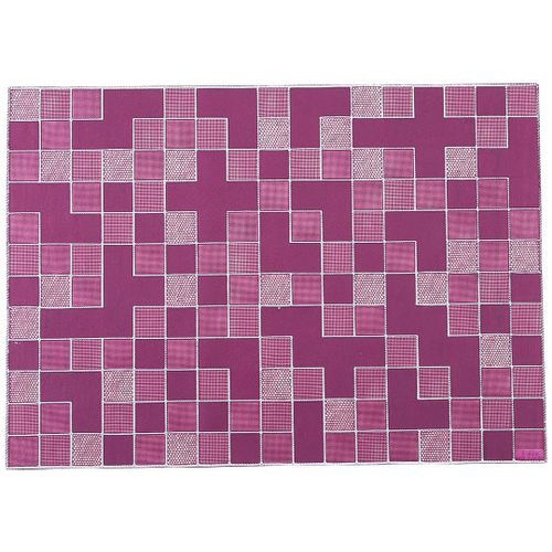 プレイスマット「寄木」パープル YO−003