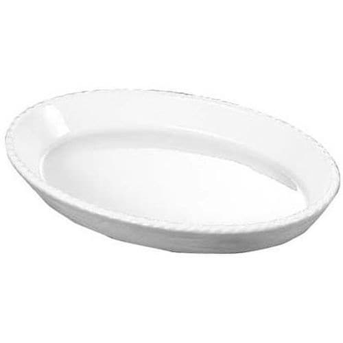 小判型 グラタン皿 784−24 ホワイト