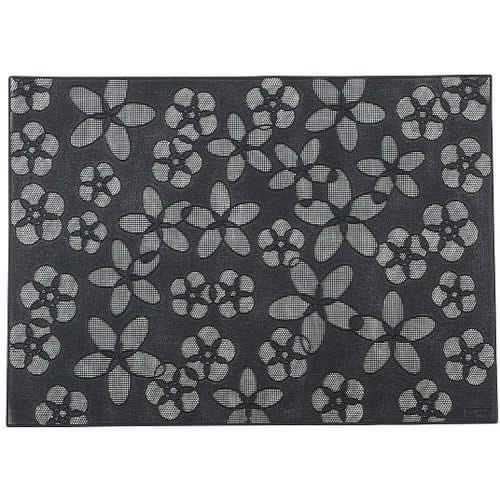 プレイスマット「花」ブラック HA−001