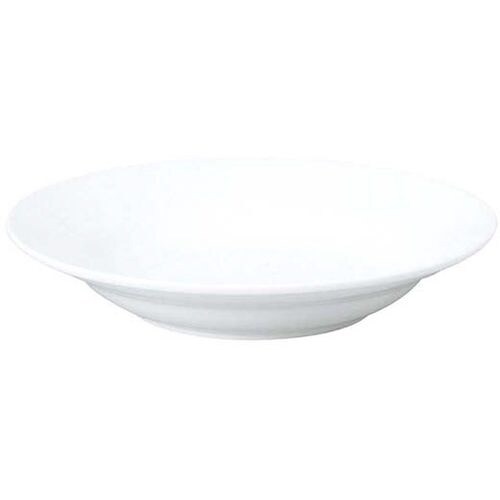 おぎそチャイナ スープ皿 23cm 3703 白