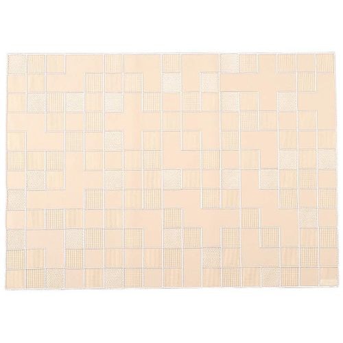 プレイスマット「寄木」ベージュ YO−004