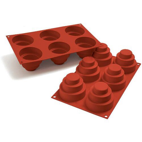 シリコンフレックス ミニワンダーケーキラウンド6ヶ