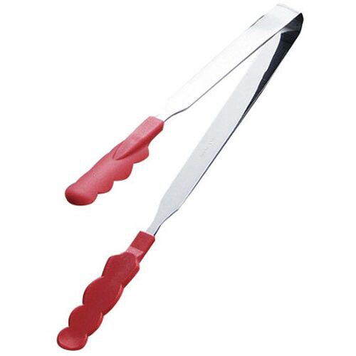 18−0 抗菌耐熱カラートング スリム レッド