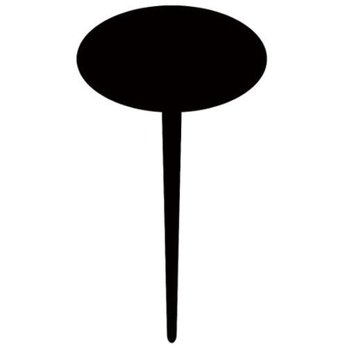 オーバルスティック(6枚入)590706BK