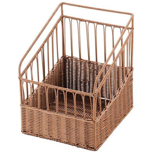 PPラタン 角型バゲットスタンド35型 ブラウン