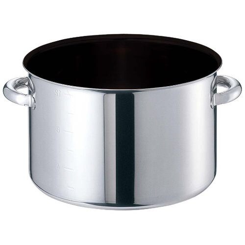 半寸胴鍋 48cm 蓋無 ノンスティック