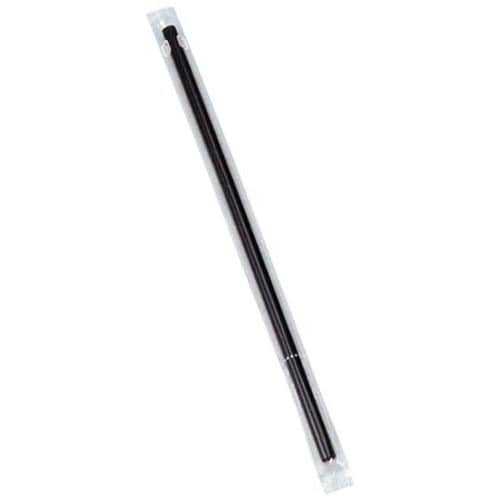 カラーストロー(500本入)ストレート 黒