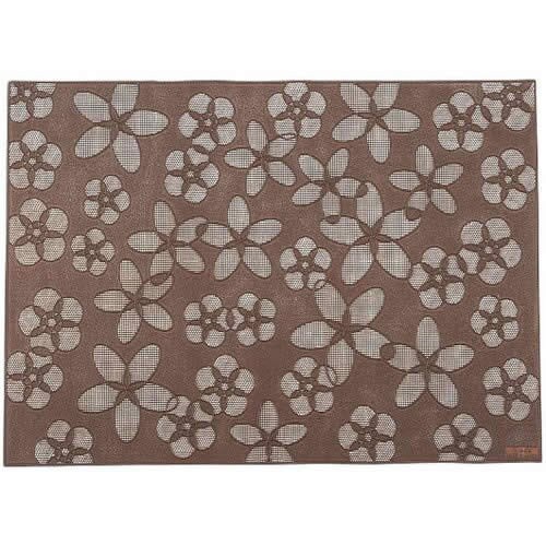 プレイスマット「花」ブラウン HA−002