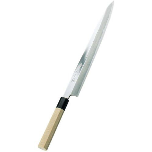 兼松作 鏡面仕上 柳刃庖丁 24cm