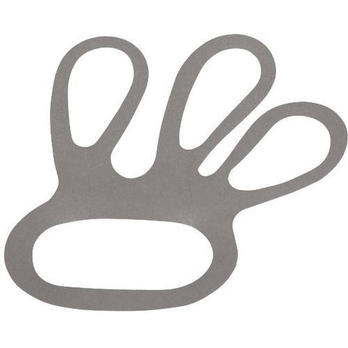 金属探知機対応グローブ タイトナー グレー